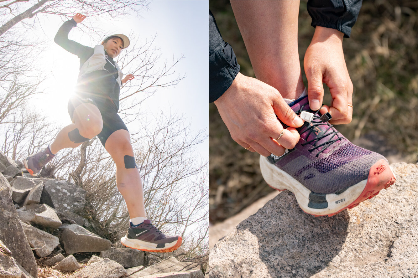 ランニングをこよなく愛する上田絢加選手が体感した コードストッパー